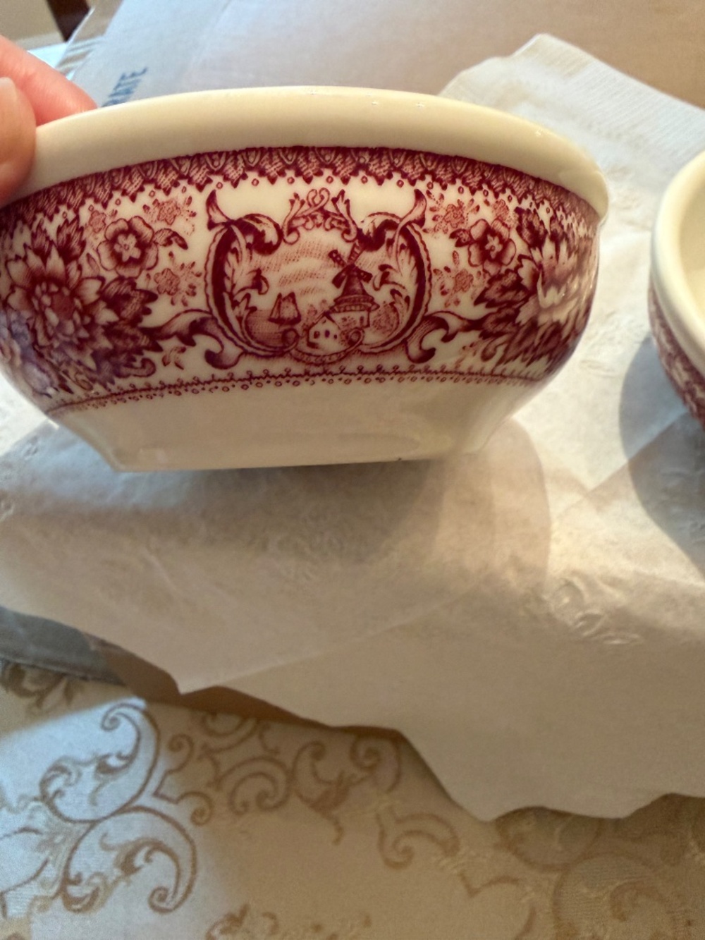 Vintage McNicol China Set of 2 Soup or Chili Bowls